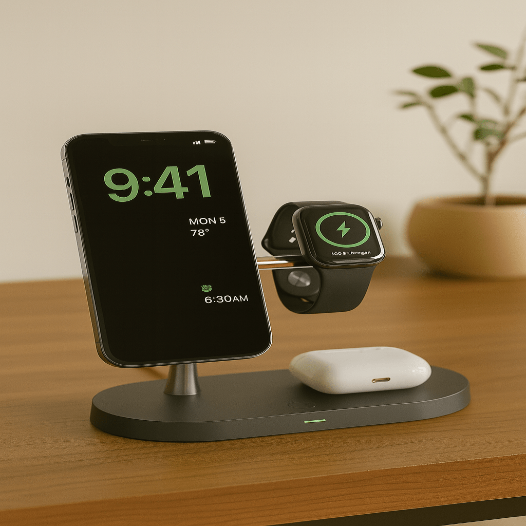 3-in-1 Laadstation voor iPhone, Watch en AirPods 2