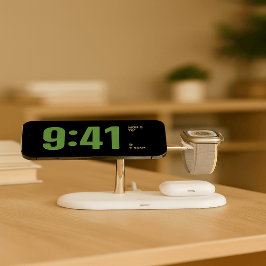 3-in-1 Laadstation voor iPhone, Watch en AirPods 4