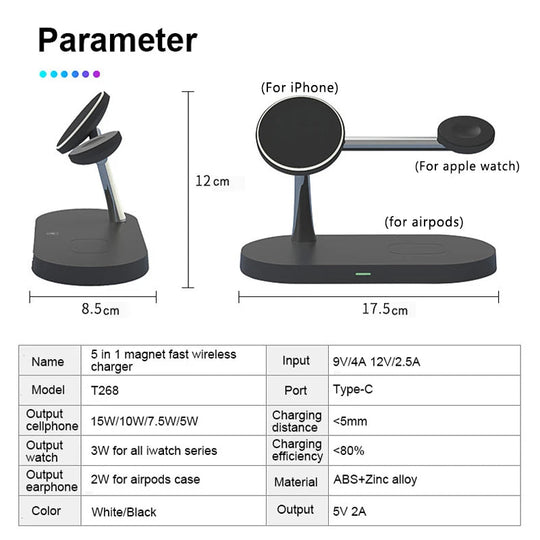 3-in-1 Laadstation voor iPhone, Watch en AirPods 8
