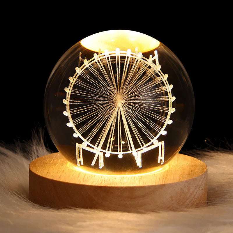 3D Kristallen Sfeerlamp voor Thuis 3