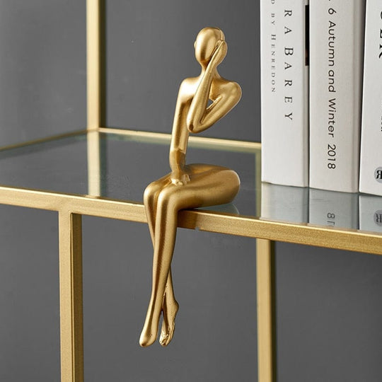 Abstracte Boekenplank Beeldjes voor Thuisdecoratie 7