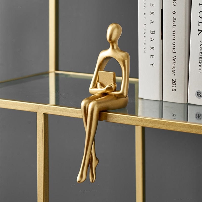 Abstracte Boekenplank Beeldjes voor Thuisdecoratie 8