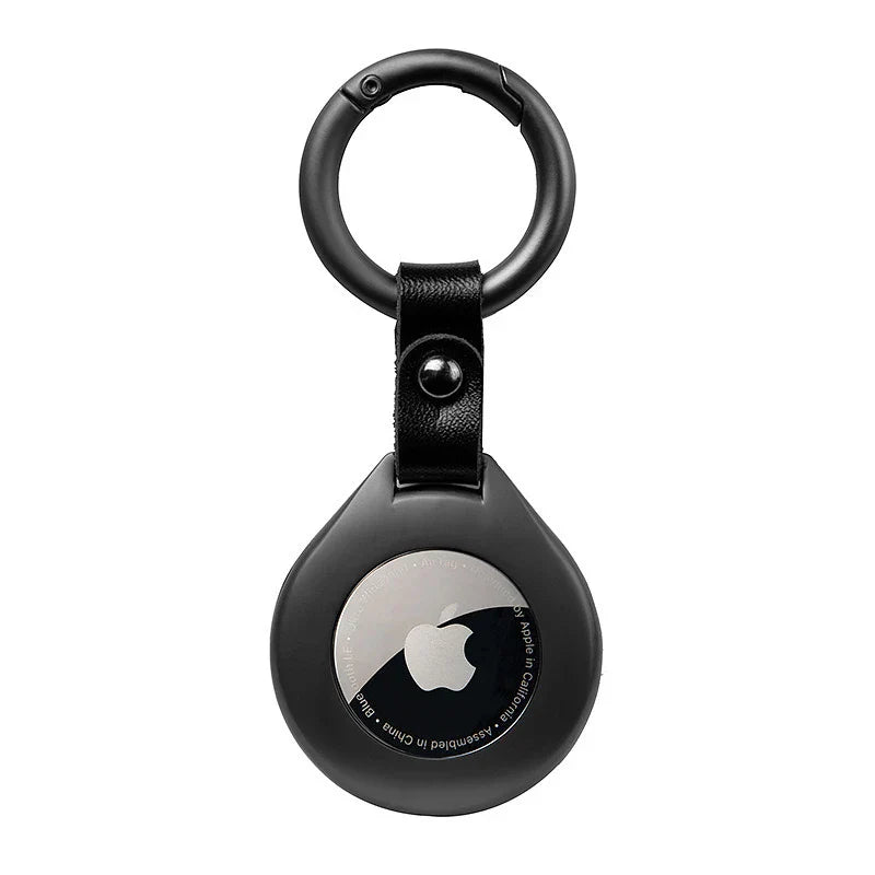 Accessoire voor Apple Airtags met Lederen Beschermhoes 4