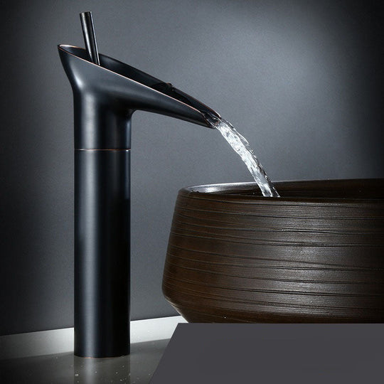 Antieke Badkamer Wastafelkraan met Watervaluitloop 6