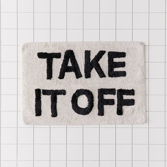 Antislipmat met Trendy Letterprint voor Stijlvolle Entrees 2