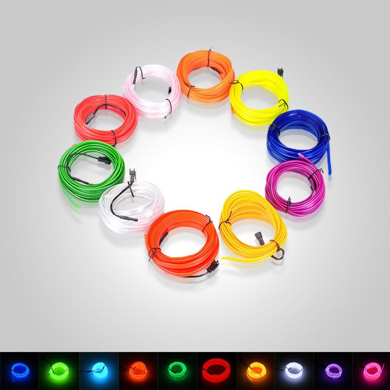 Auto Neon Verlichtingsset USB Aansluiting 4