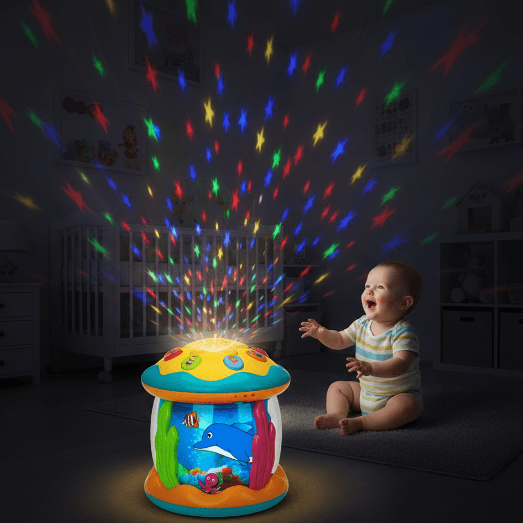 Baby Drum Speelgoed met Licht en Geluid 0