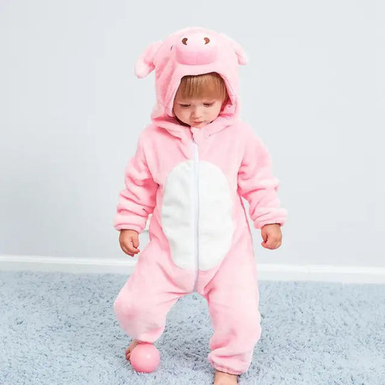 Baby Rompertje Dierenprint met Capuchon voor Jongens en Meisjes 8