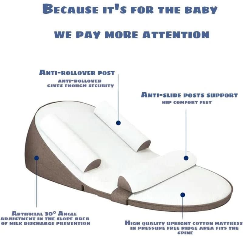 Baby Zijslaapkussen met Anti-Reflux Hoek 6