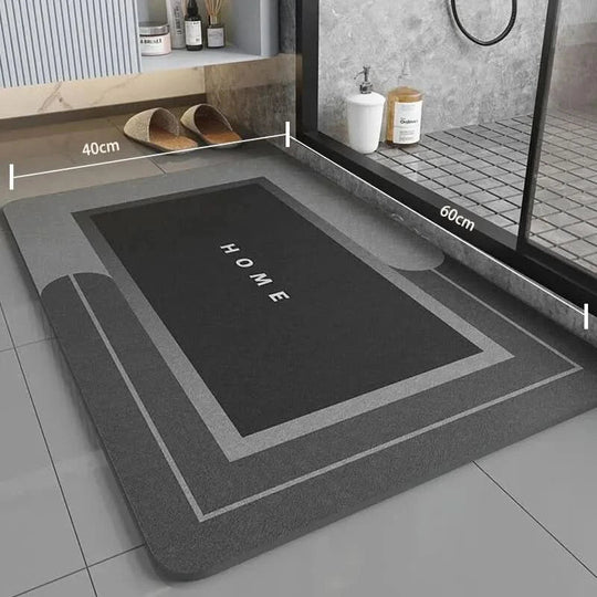 Badkamermat Antislip Modern en Absorberend voor Badkamer en Entree 0