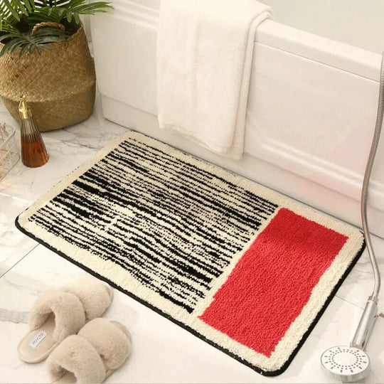Badmat Scandinavische Stijl Abstract Design 4