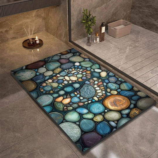 Badmat voor Badkamer en Keuken met Antislip Design 11