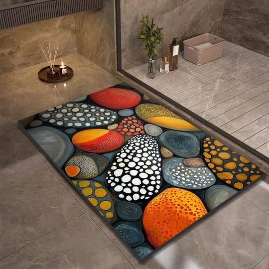 Badmat voor Badkamer en Keuken met Antislip Design 14