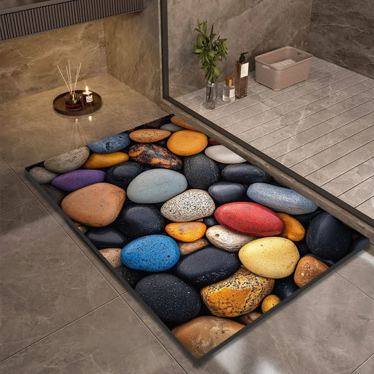 Badmat voor Badkamer en Keuken met Antislip Design 19