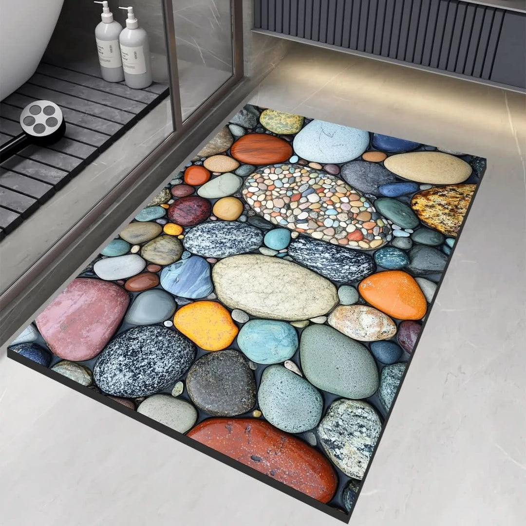 Badmat voor Badkamer en Keuken met Antislip Design 3