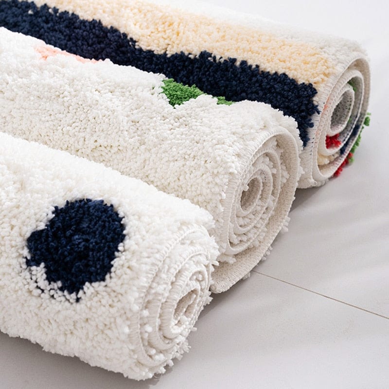 Badmat voor Badkamer met Stippen en Absorberend Oppervlak 5
