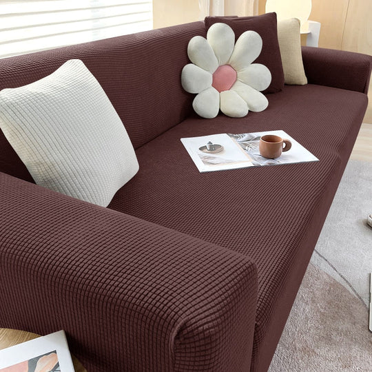 Bankhoes voor Hoekbank Met Antislip Design en Elastische Pasvorm 11
