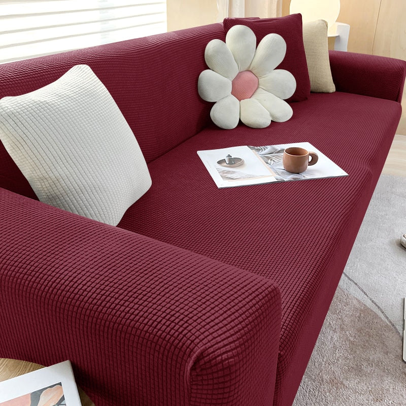 Bankhoes voor Hoekbank Met Antislip Design en Elastische Pasvorm 12