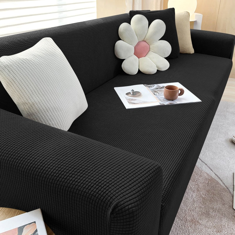 Bankhoes voor Hoekbank Met Antislip Design en Elastische Pasvorm 3