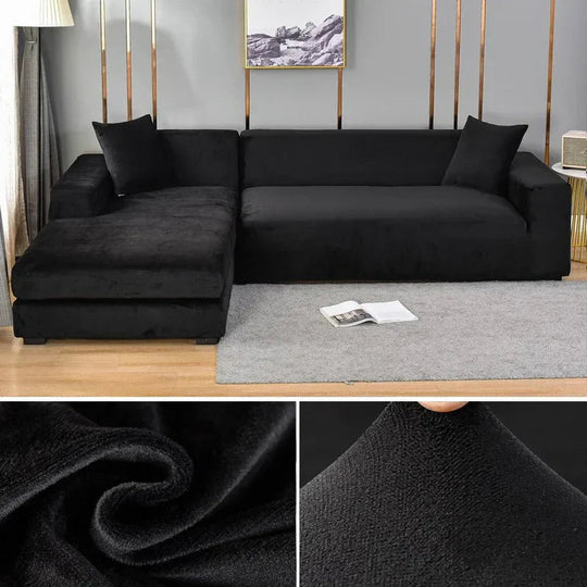 Bankhoezen Luxe Stretch Velours Voor Woonkamer Décor 7