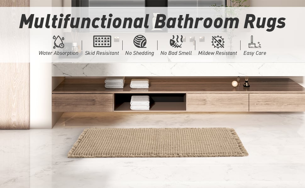 Boho Loper Tapijt voor Badkamer en Keuken 8