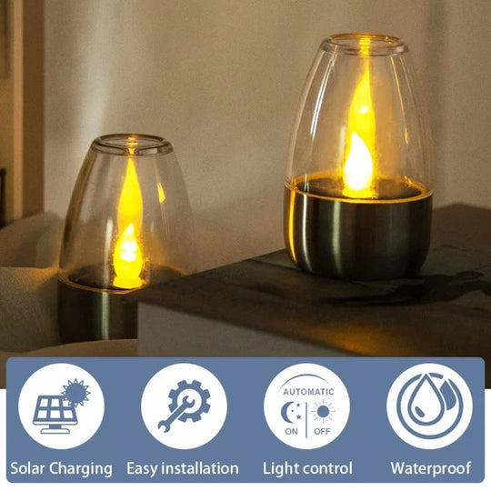 Buiten LED Kaarslicht voor Tuin Decoratie 5