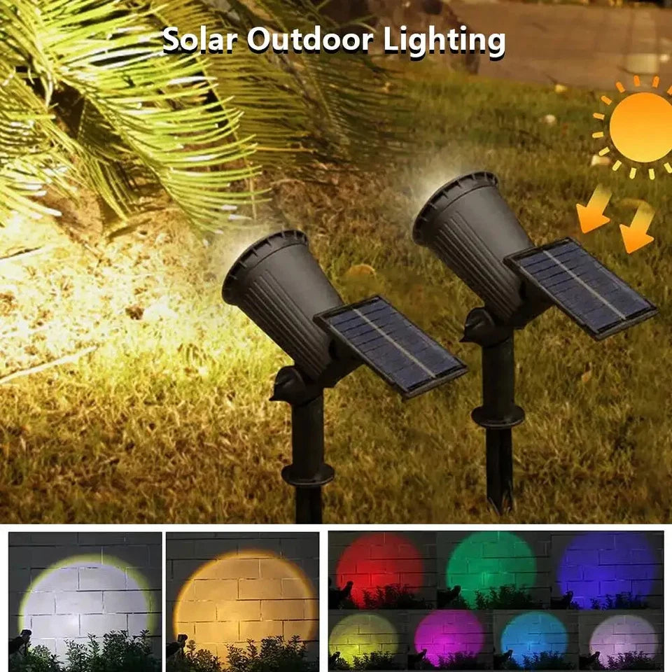 Buitenlamp LED Spotlampen Solar Tuinverlichting Weerbestendig 1