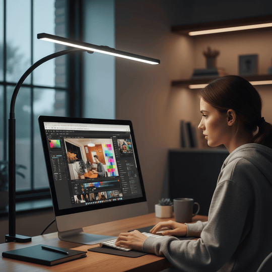 Bureau Lamp LED Flexibele Zwanenhals voor Thuis en Kantoor 4