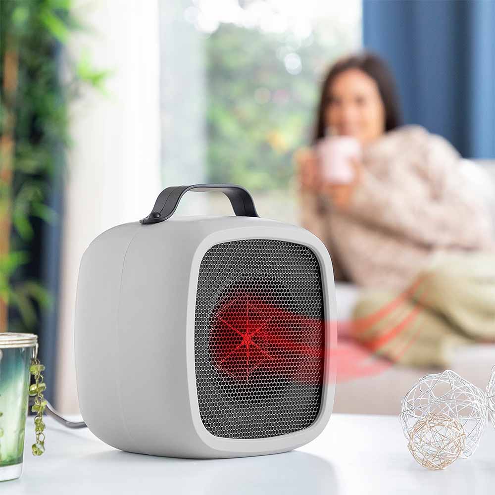 Bureau Mini Luchtverhitter Compact 4