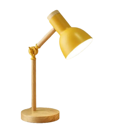 Bureaulamp Hout Scandinavisch Design 0