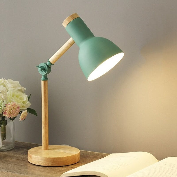 Bureaulamp Hout Scandinavisch Design 3