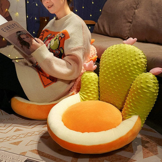 Cactus Pluche Kussen voor Stoel 6
