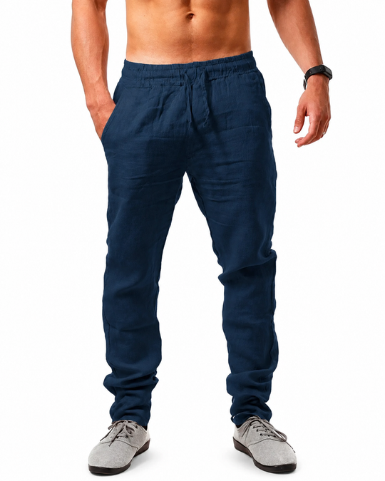 Ademende casual fitnessbroek voor heren