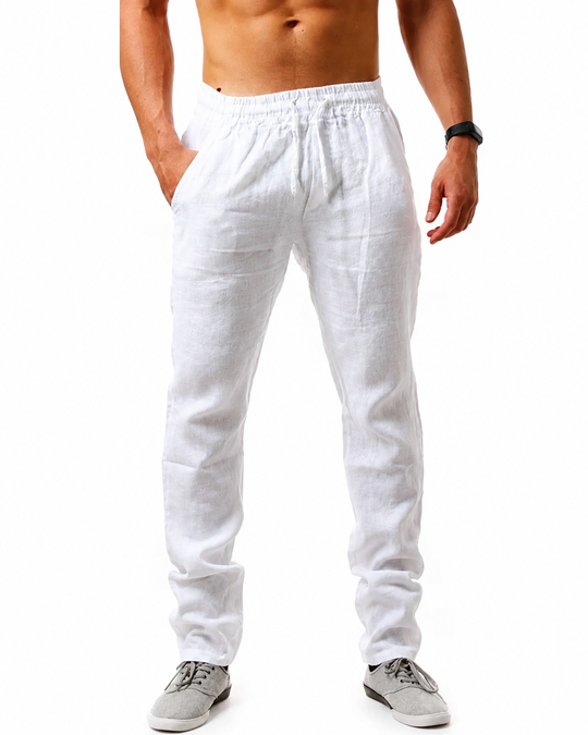 Ademende casual fitnessbroek voor heren