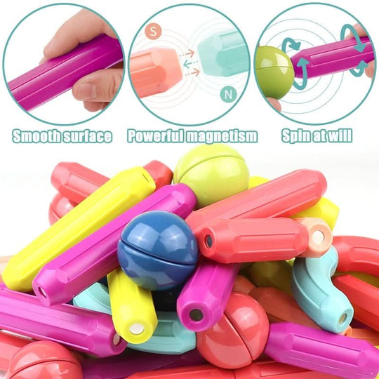 Creatieve Magnetische Bouwstenen voor Kinderen 3