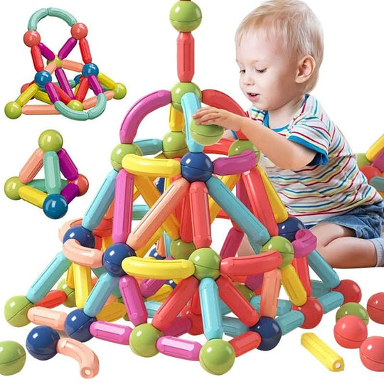 Creatieve Magnetische Bouwstenen voor Kinderen 6
