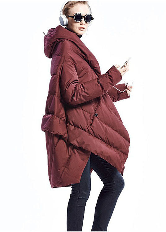 Dames Asymmetrische Winterjas 4