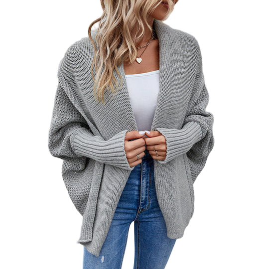 Dames Batwing Trui Casual Gebreid 0