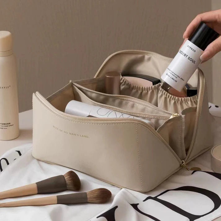 Dames Beautycase Compact en Stijlvol Met Meerdere Compartimenten 0