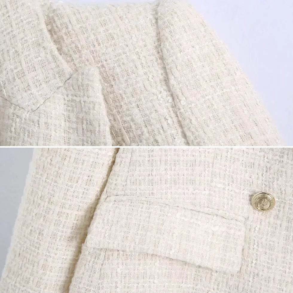 Dames Blazer Getailleerd Stijlvol 3