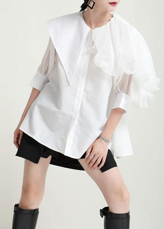 Dames Blouse Asymmetrisch Ontwerp 1