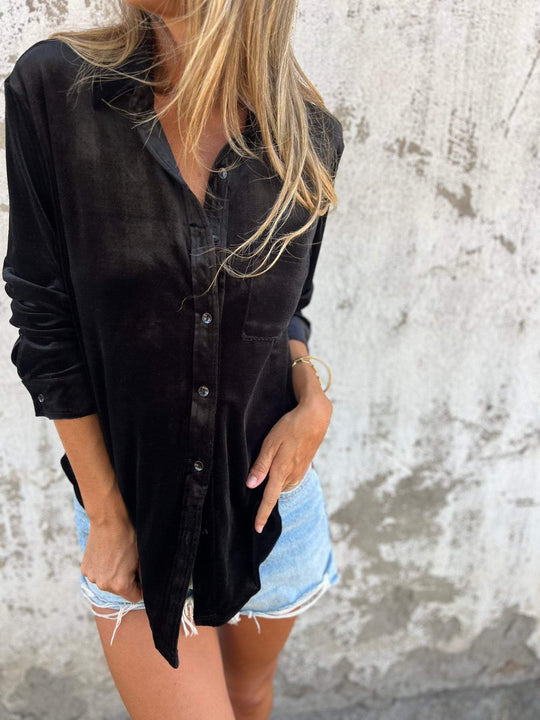Dames Blouse met Lange Mouwen in Herfststijl 10