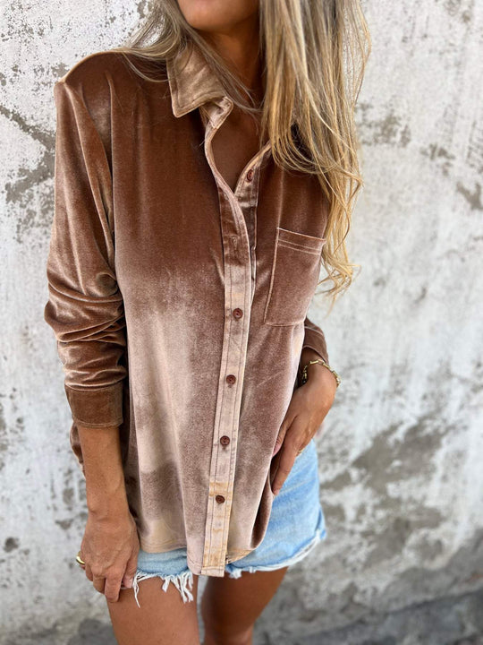 Dames Blouse met Lange Mouwen in Herfststijl 9