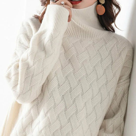 Dames Coltrui Cashmere Mix Turtleneck Ultra-Zacht 2
