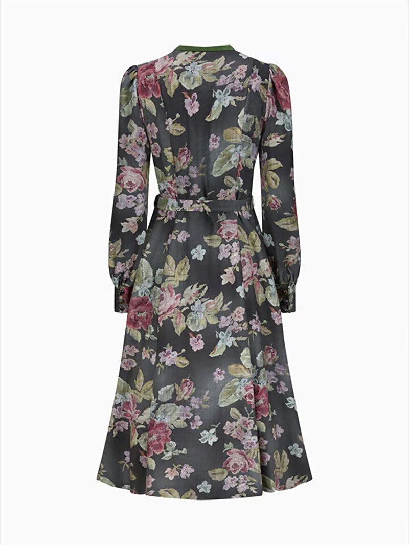 Dames Dirndljurk Vintage Stijl Bloemmotief voor Feestelijke Gelegenheden 6