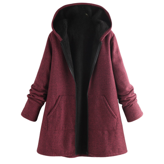 Dames Herenjack met Capuchon Comfortabel en Warm 0