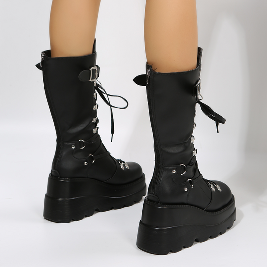 Dames Hoge Laarzen Moderne Stijl 6
