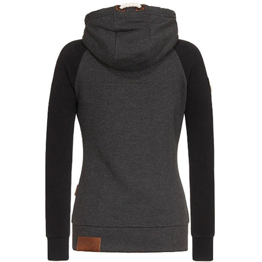 Dames Hoodie met Ritssluiting en Capuchon 1