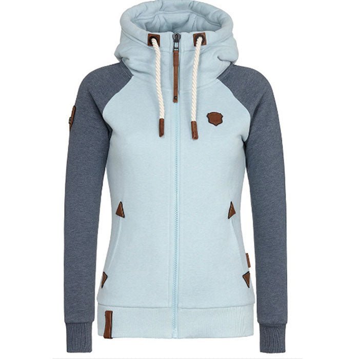Dames Hoodie met Ritssluiting en Capuchon 5