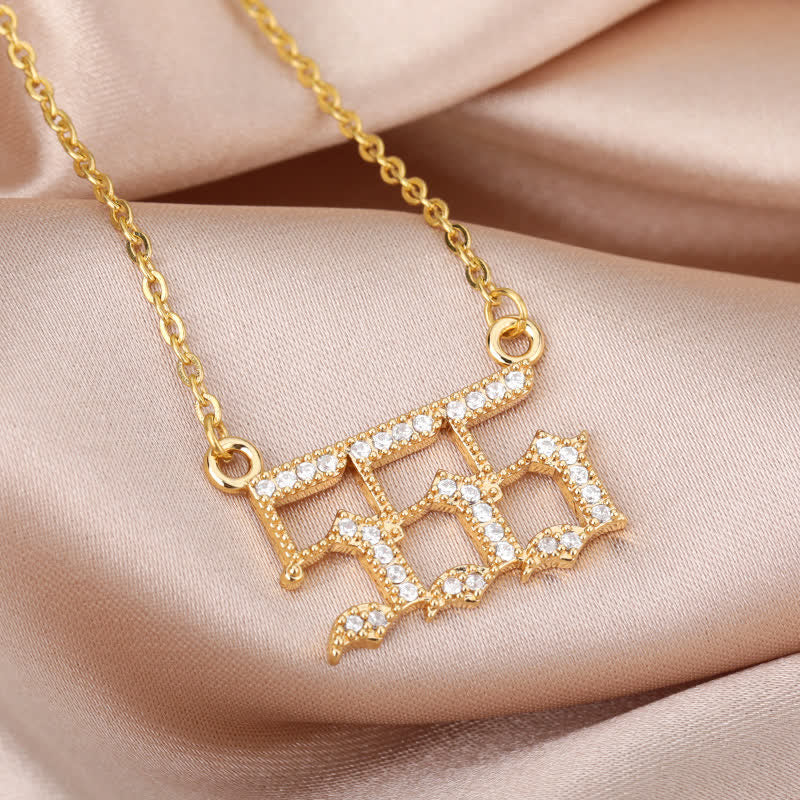 Dames Ketting met Engelnummer Design 3